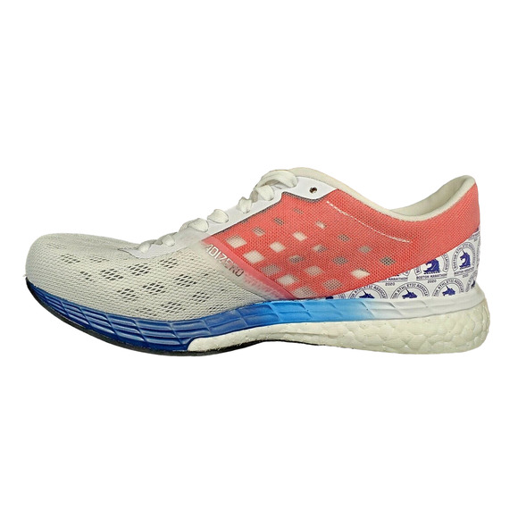 Adidas Adizero Boston 9 Boston Marathon Women's White Silver Red FY4641 Sz 5.5,6 - Picture 5 of 8